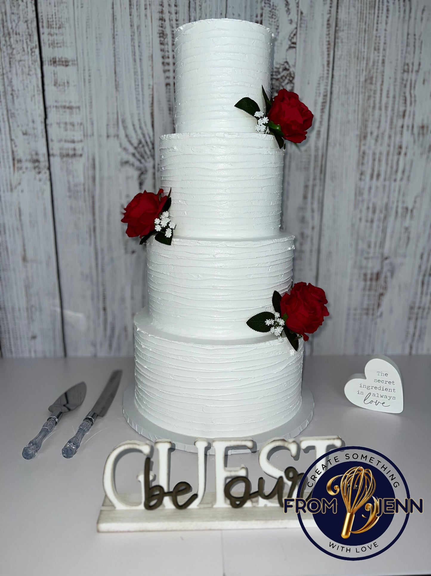 Custom 4 Tier Fake Cake
