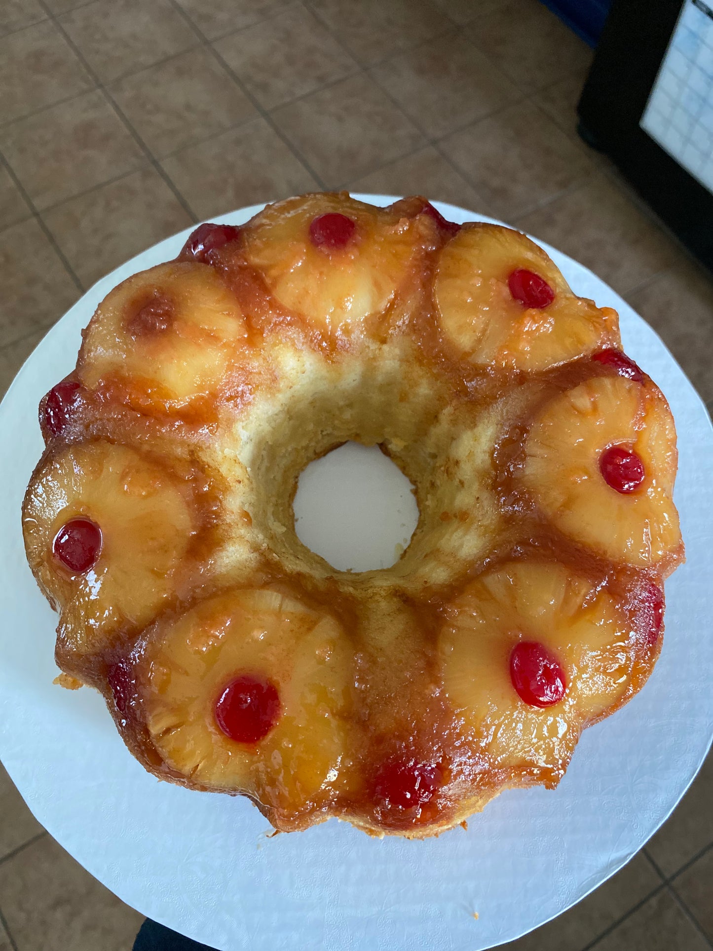 Pineapple Upside Down Pound Cake