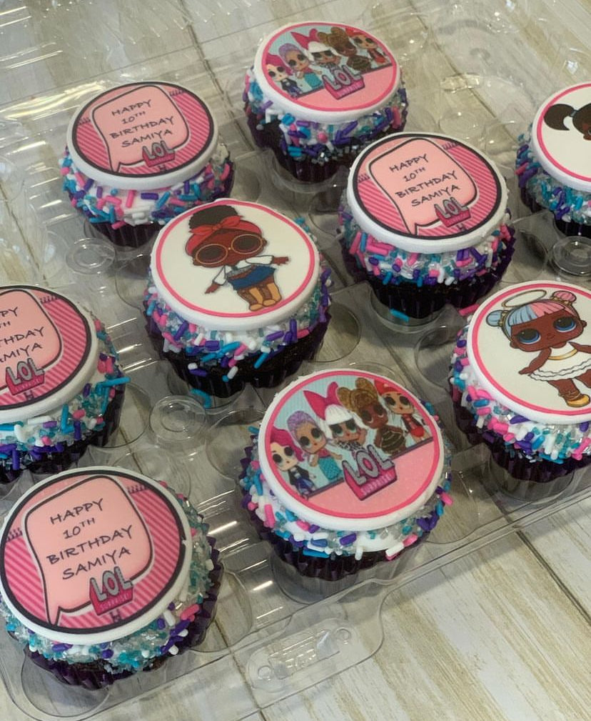 Custom Edible Image Cupcakes