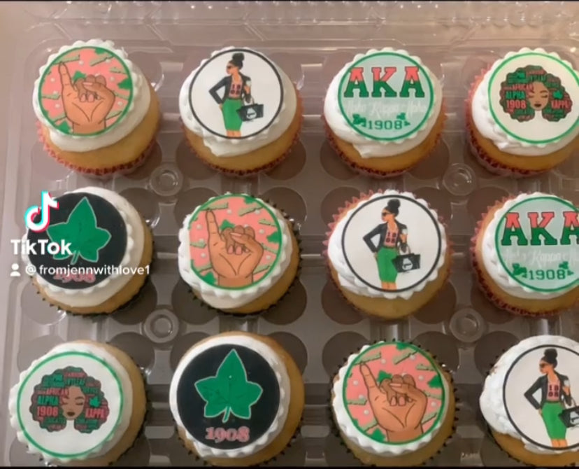 Custom Edible Image Cupcakes