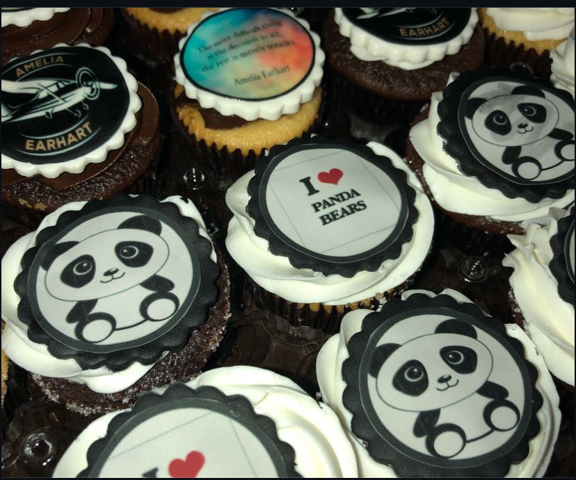 Custom Edible Image Cupcakes