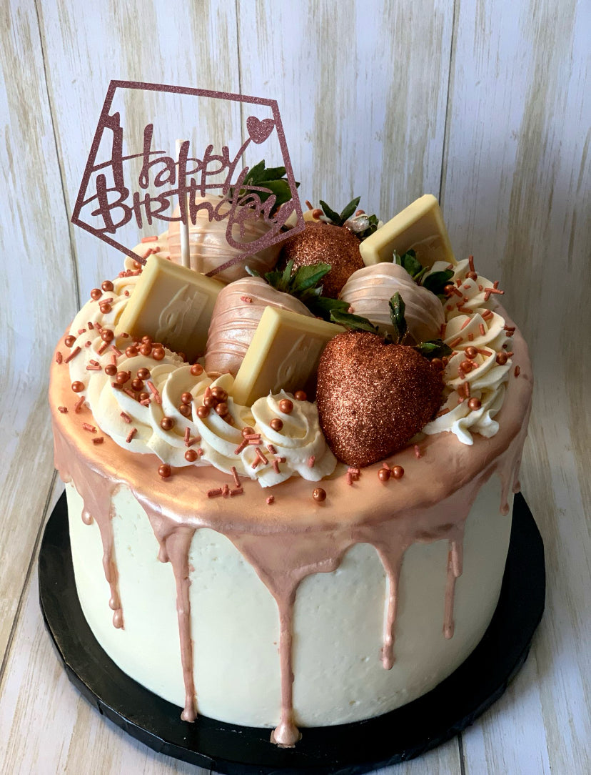 7" Round Custom Cake (Serves 15-20)