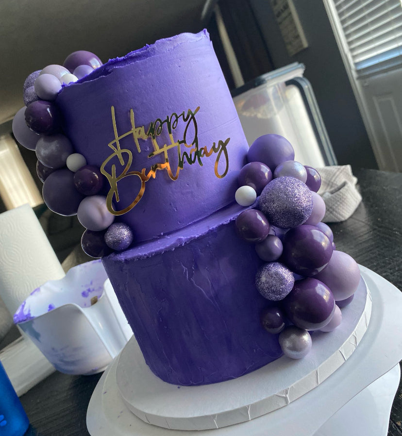 Two-Tier Cake (Serves up to 50 Guest)